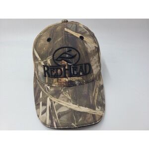 RedHead Camo Strapback Adjustable Hat Cap Hunt Fish Outdoors Dad Men Women Brown